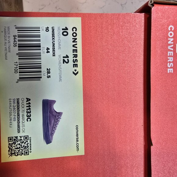 Converse Chuck 70 Chuck 70 Marquis Low Top Shoes (A11133C) skateboarding mens 10 - Picture 11 of 15